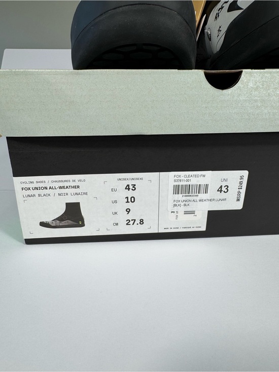 FOX Union All Weather BOA MTB Shoes Lunar Black US 10 EU 43 New main image 4